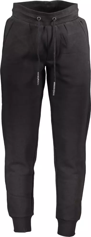 Black Cotton Men's Trouser