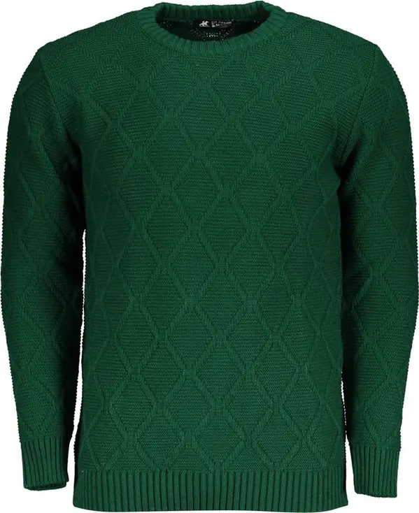 Verde Acrylic Men Sweater