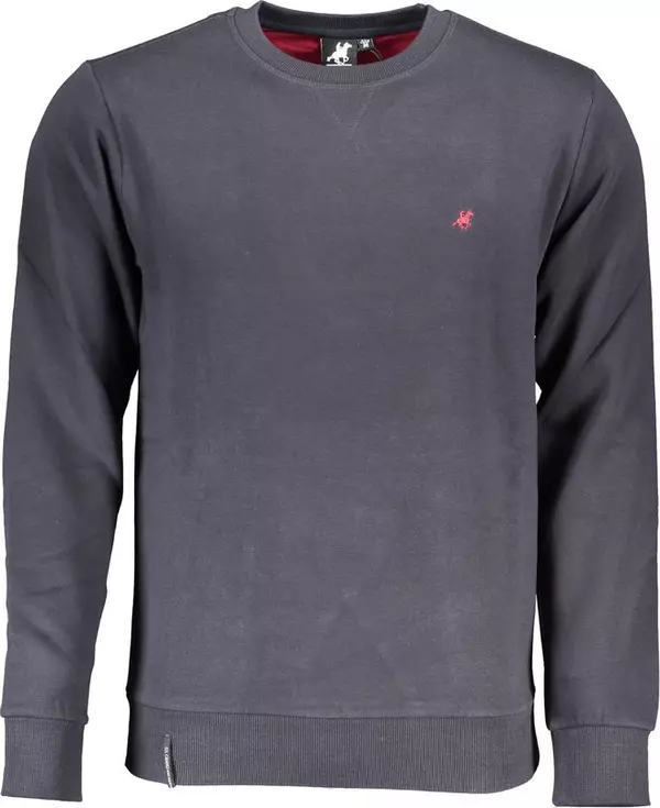 Blue Cotton Men's Sweatshirt