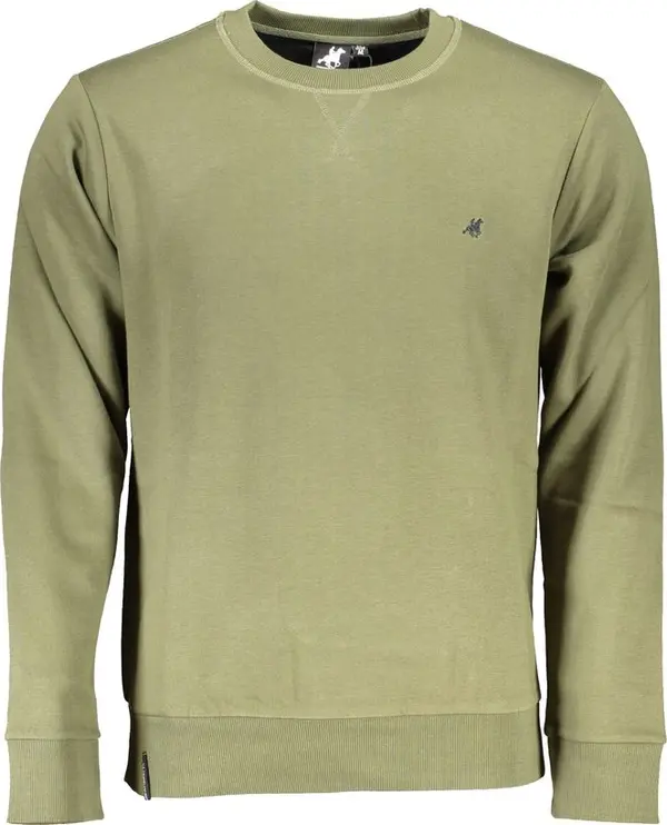 Blue Cotton Men Sweatshirt