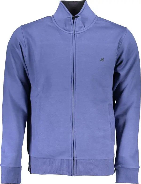 Blue Cotton Men's Sweatshirt