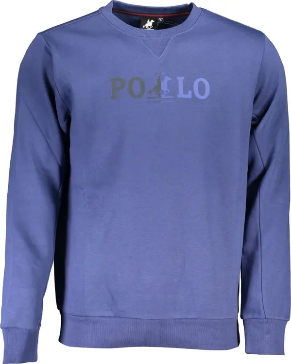 Blue Cotton Men's Sweatshirt