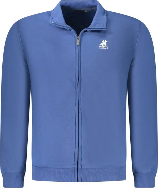 Blue Cotton Men's Sweatshirt