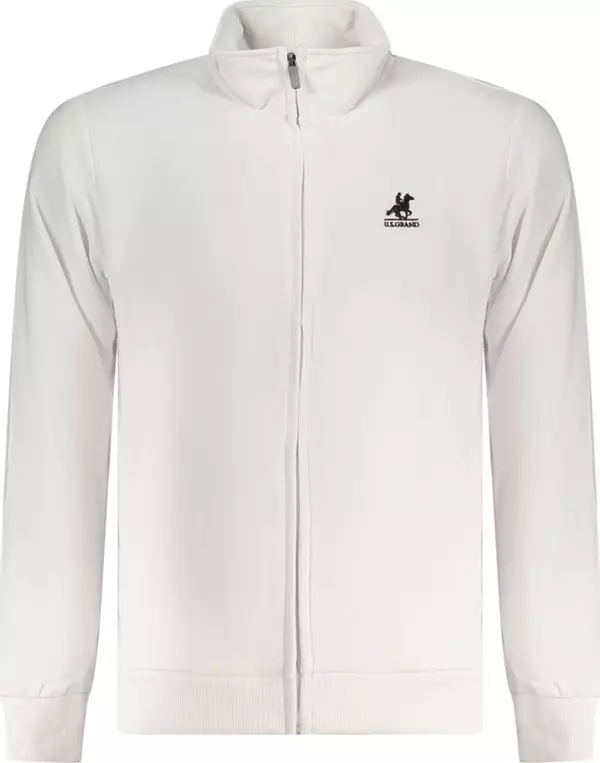 White Cotton Men's Sweatshirt