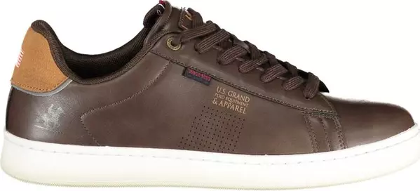 Marrone Poliuretano Mens Sneaker