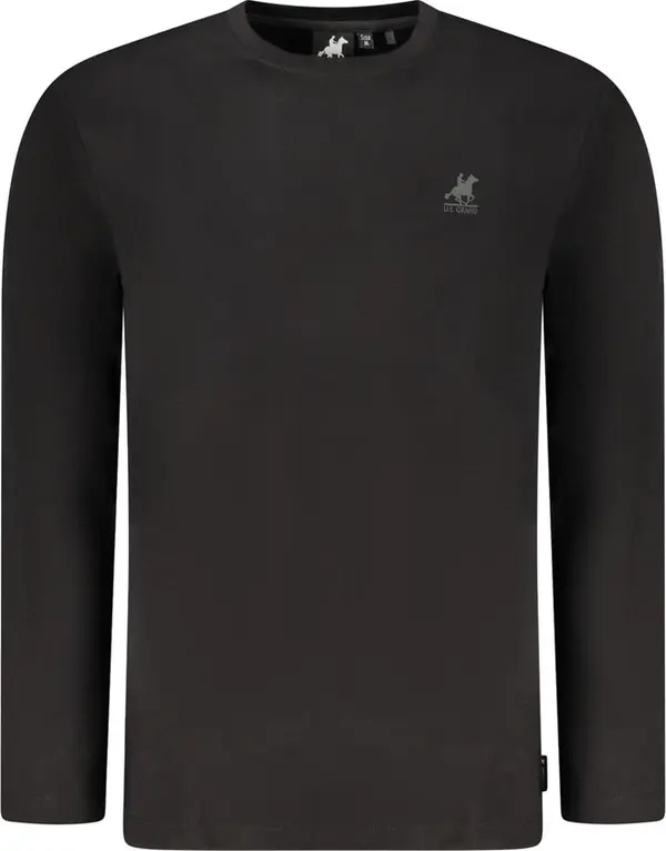 Black Cotton Men's T-Shirt