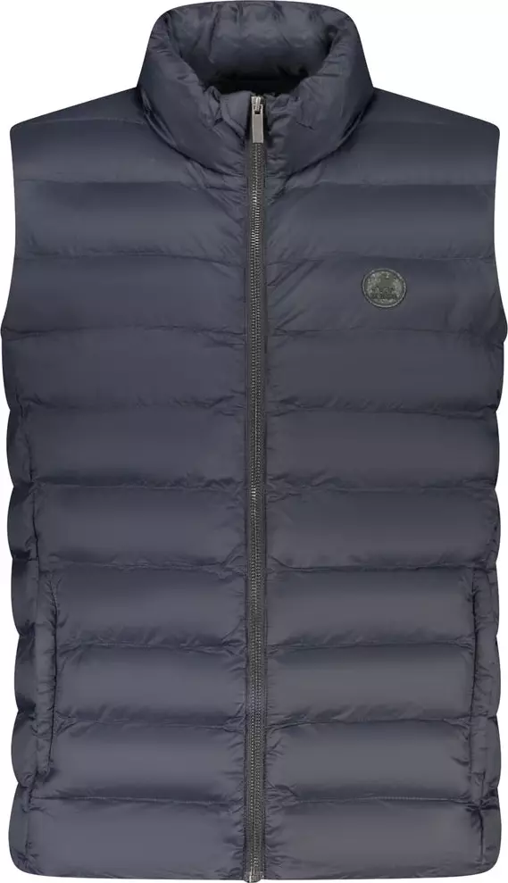 Blu Polyester Men's Jacket