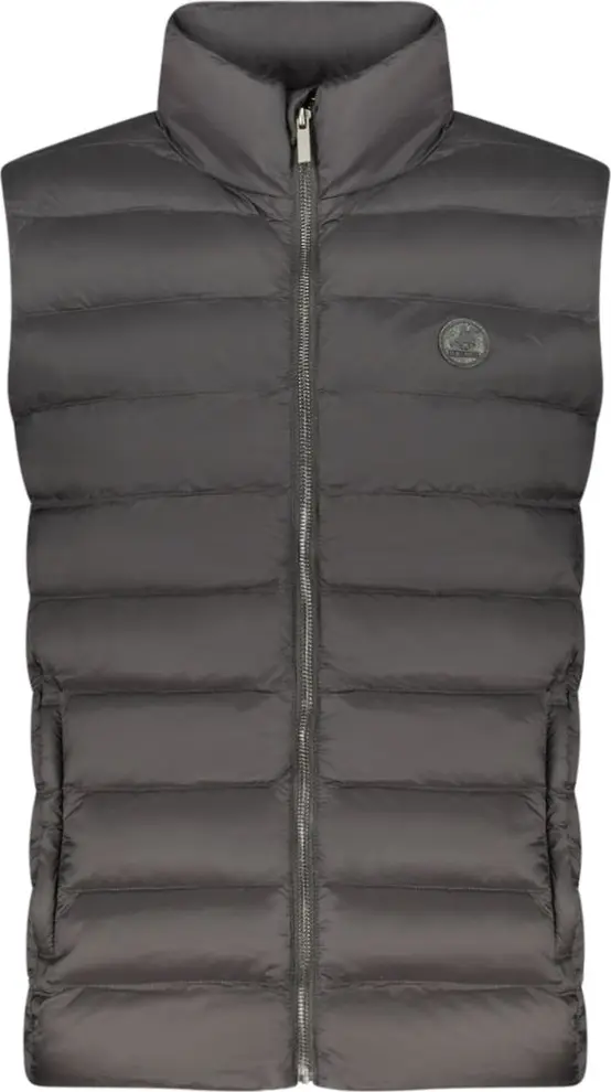 Black Polyester Men's Jacket