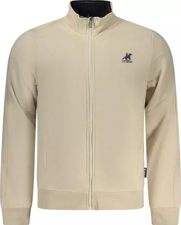 Beige Cotton Men's Sweatshirt