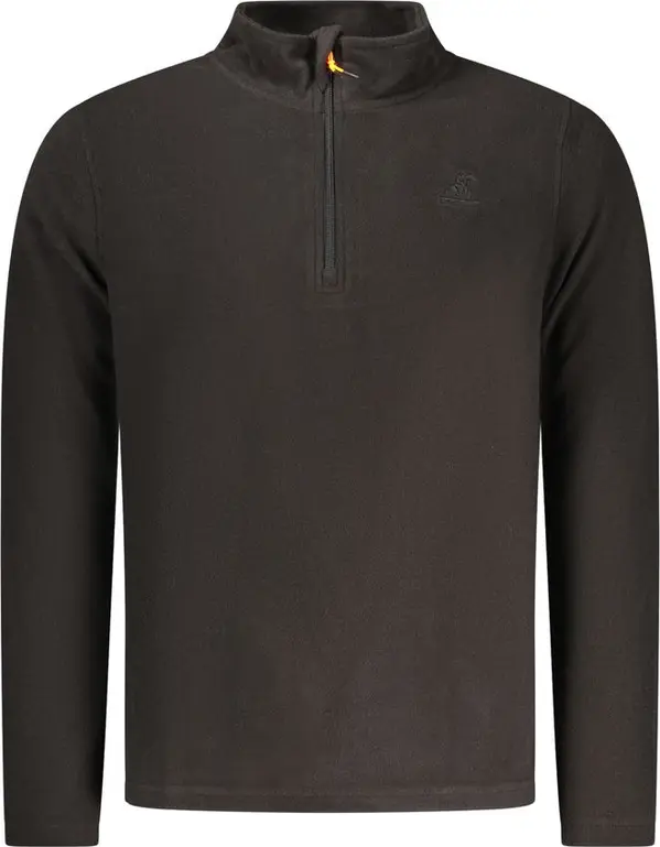 Black Polyester Men's Sweatshirt