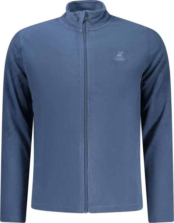 Blue Polyester Men Sweatshirt
