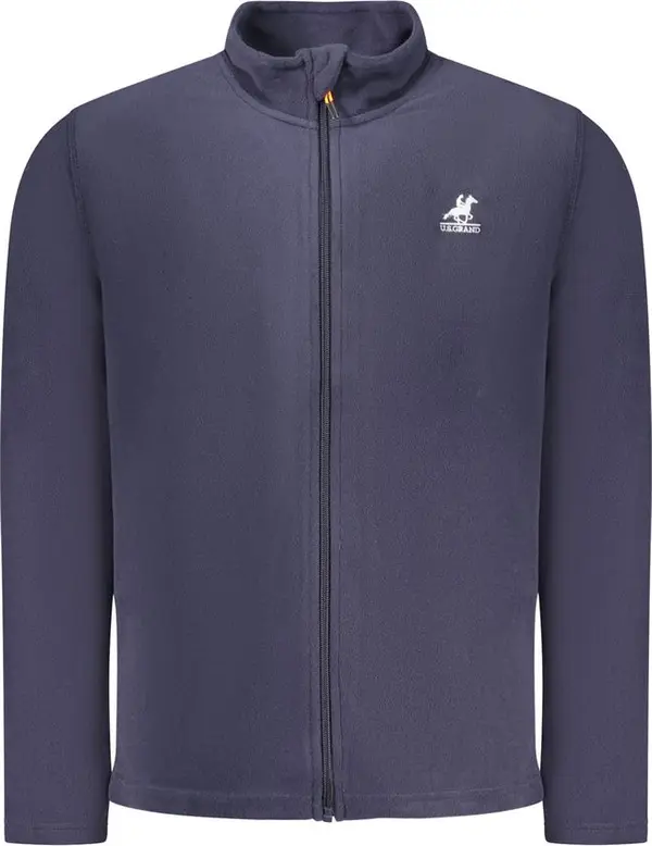 "Blu Polyester Men's Sweatshirt"