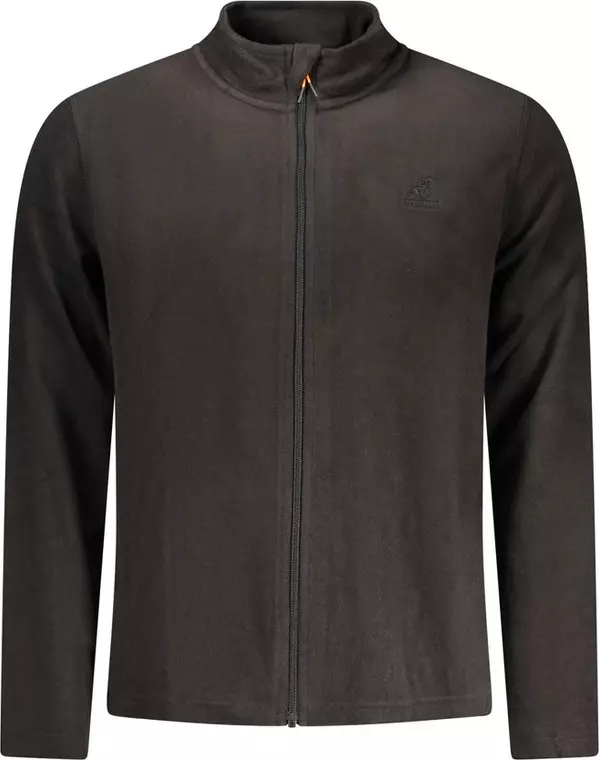 Black Polyester Mens Sweatshirt
