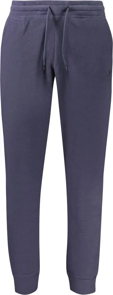 Blue Polyester Men's Sweatpants
