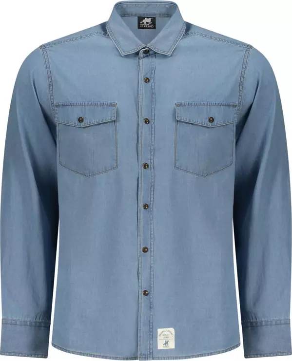 Azzurro Cotton Mens Shirt