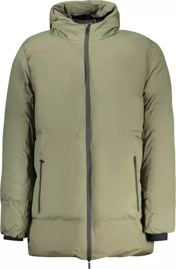 Verde Polyester Mens Jacket