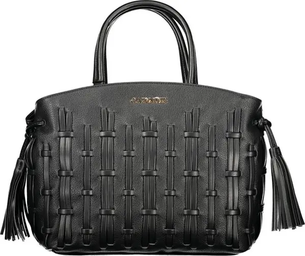 Nero Poliuretano Women Handbag