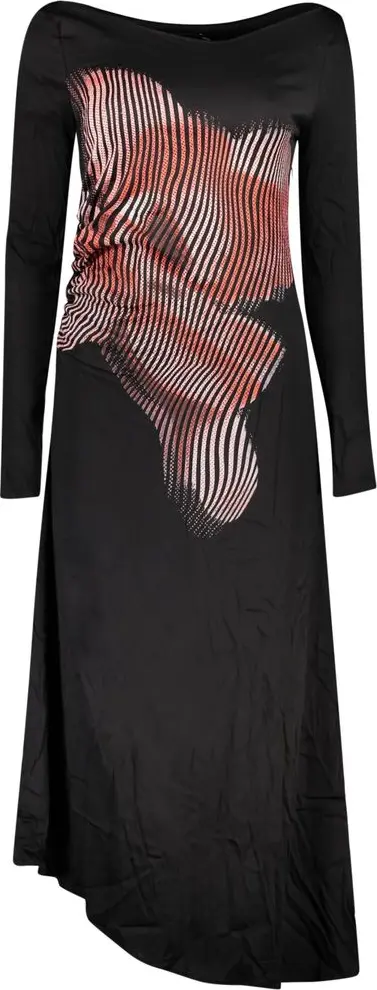 Black Viscose Women Dress