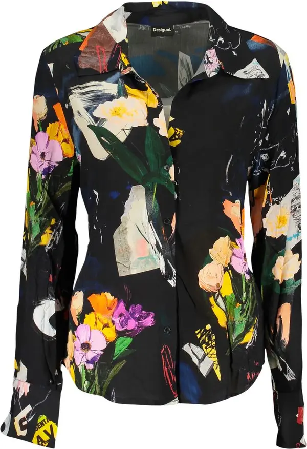 Nero Viscose Women Shirt