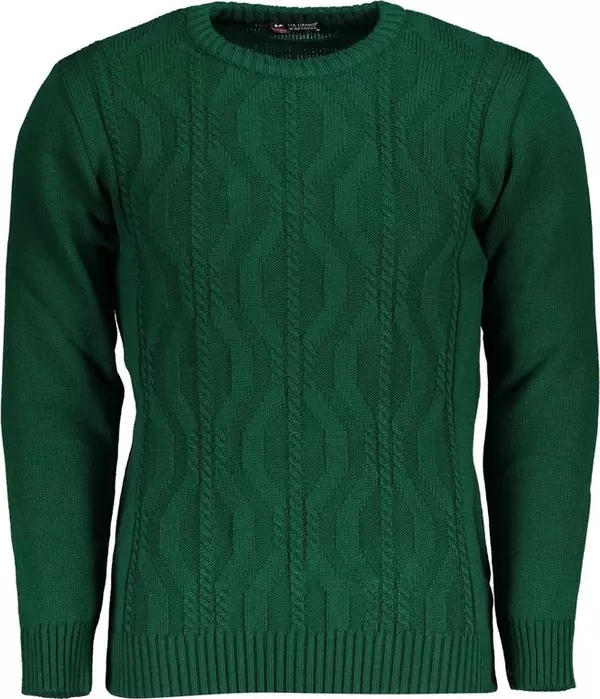 Verde Acrylic Men Sweater