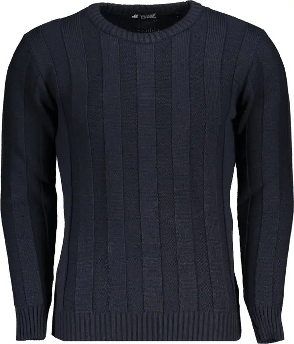 Blu Acrylic Men Sweater
