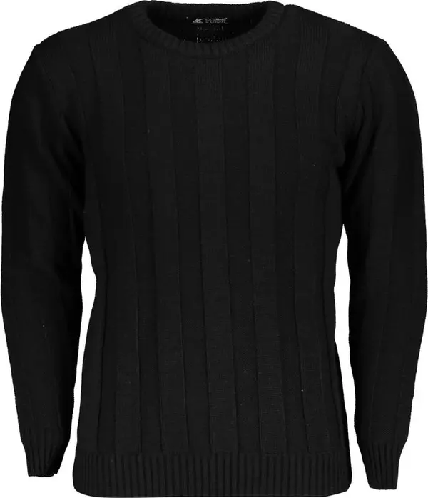 Black Acrylic Men's Sweater