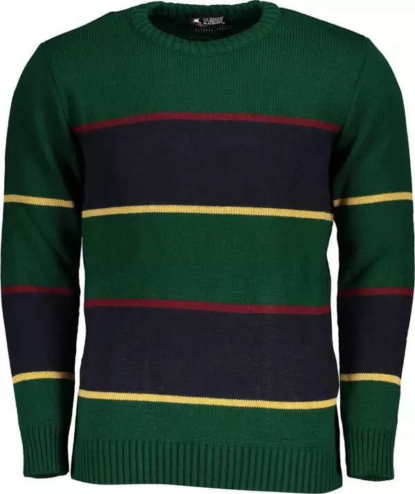 Verde Acrylic Men Sweater
