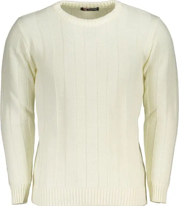 White Acrylic Men's Sweater