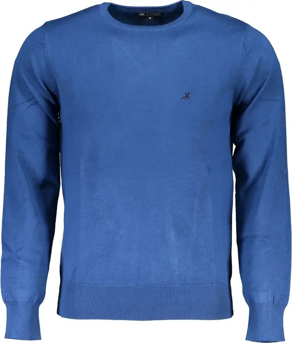 Blue Viscosa Men's Sweater