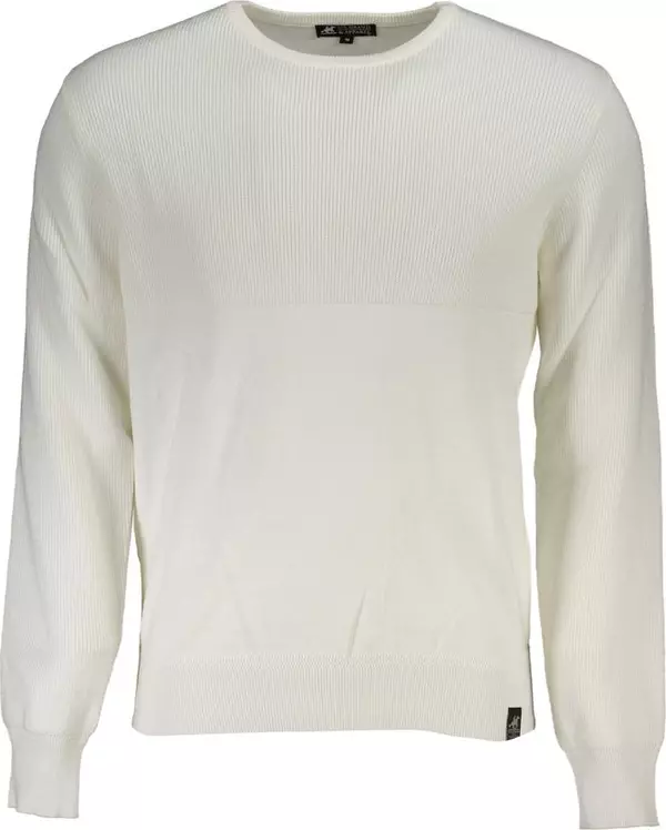 White Viscosa Men Sweater