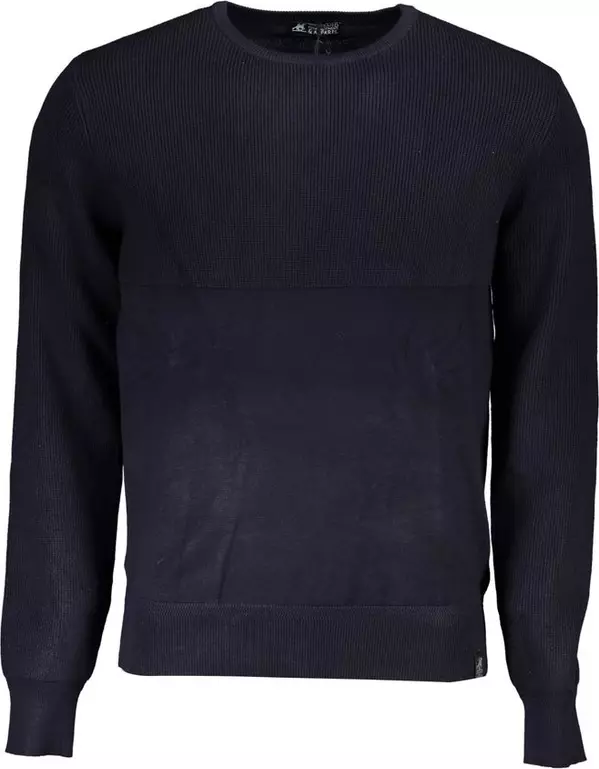Blue Viscose Men's Shirt