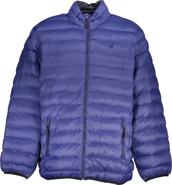 Blue Viscose Men's Sweater