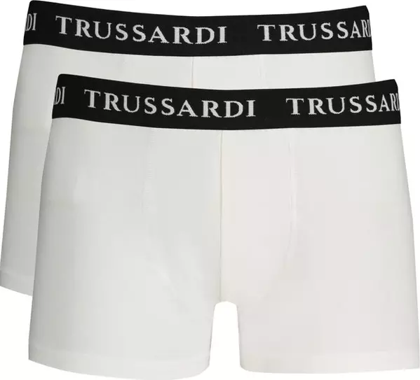 White Cotton Men's Boxer Brief