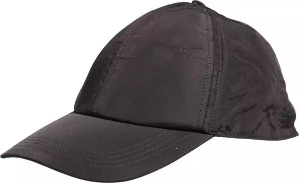 Men Black Cotton 6 Panels Baseball Cap Hat