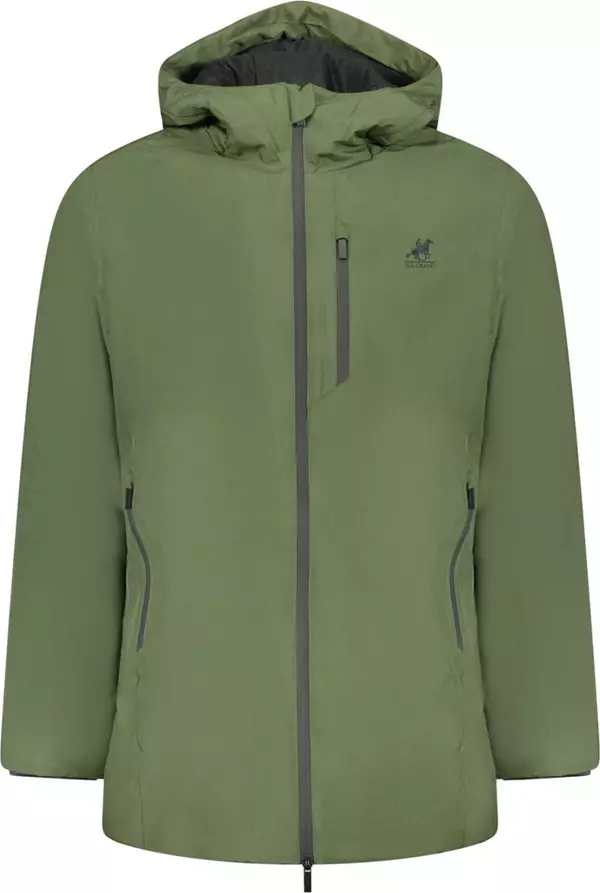 Verde Polyester Men Jacket