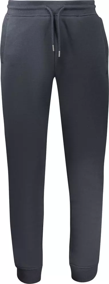 Blue Polyester Men's Sweatpant