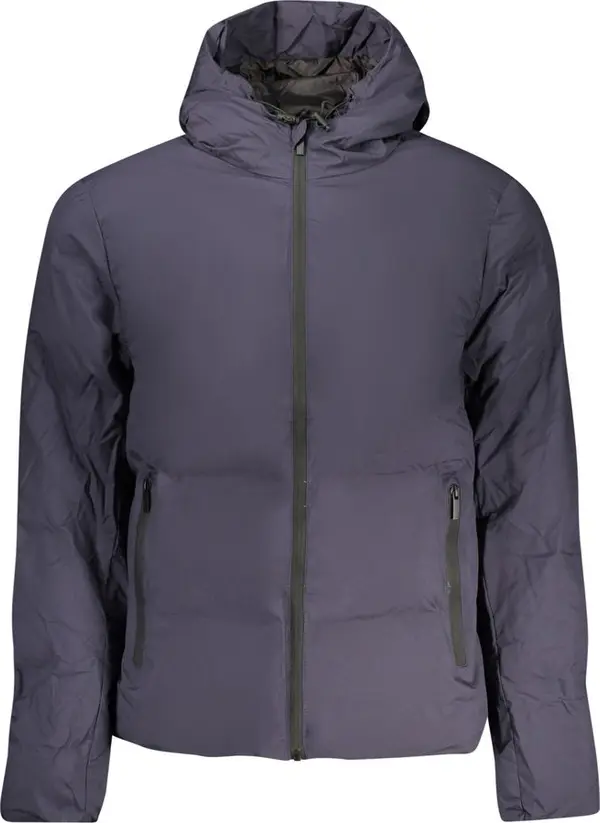 Blu Polyester Men's Jacket