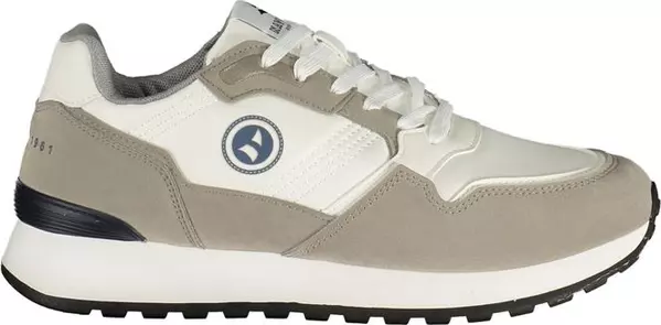 Grigio Poliestere Men Sneaker