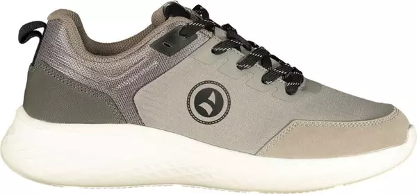 Grigio Poliestere Men Sneaker