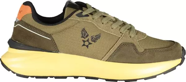 Verde Poliuretano Men Sneaker