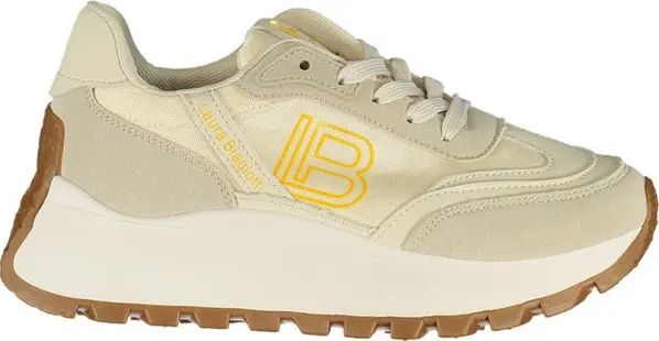 Beige Polyurethane Women Sneaker