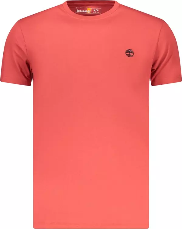 Red Organic Cotton Men T-Shirt