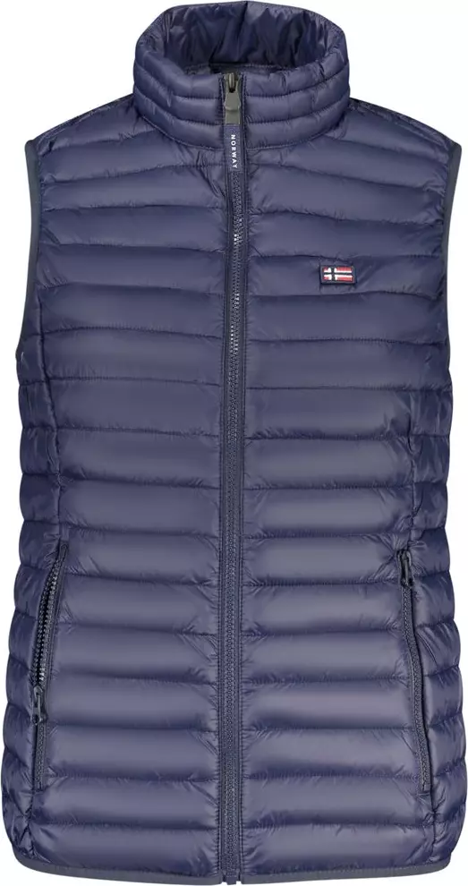 Blu Poliammide Women's Gilet