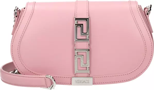 Pink Leather Shoulder Bag