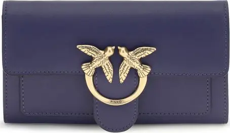 Blue Calf Leather Bos Taurus Wallet