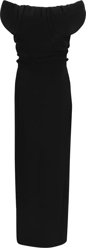 Black Viscose Cocktail Dress