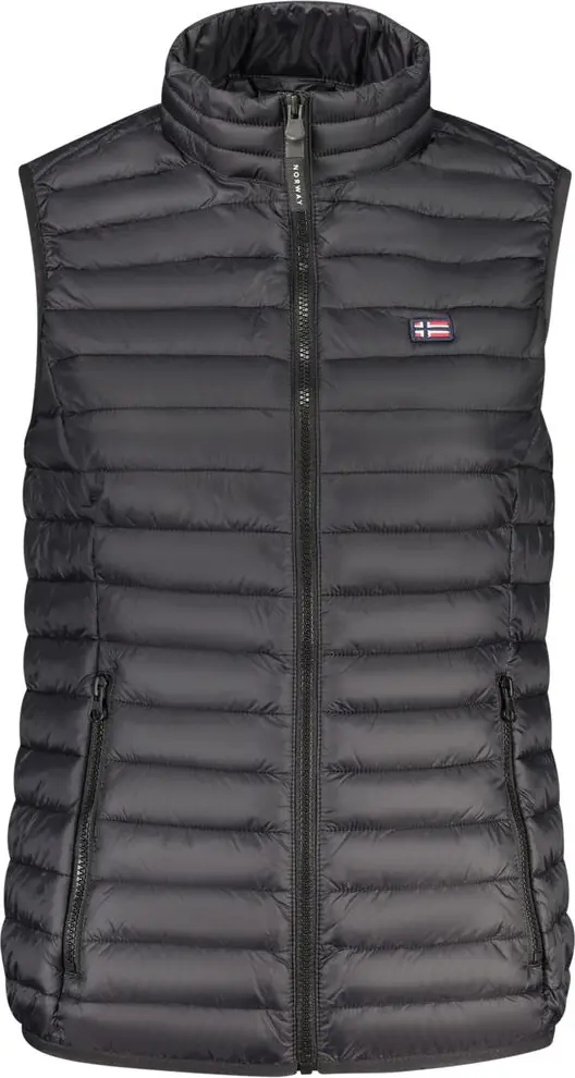 Black Poliammide Women Vest