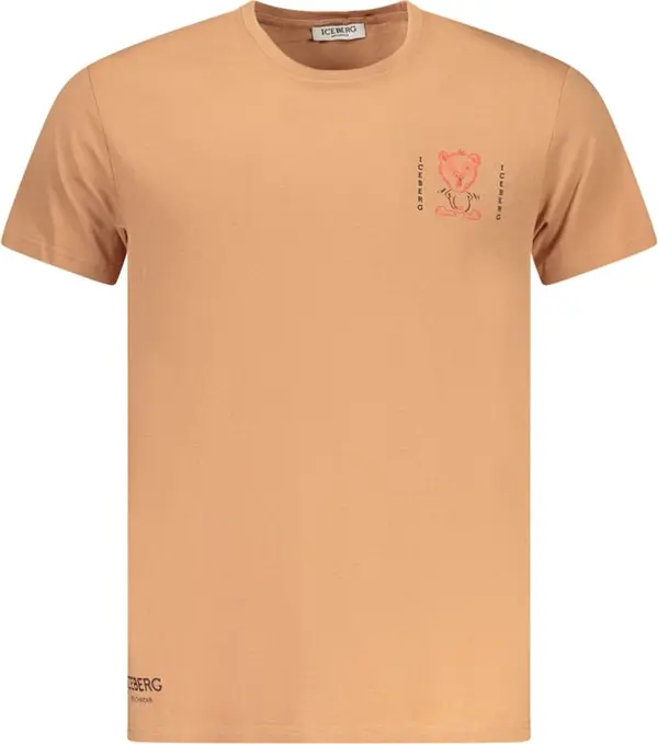 Marrone Cotton Men T-Shirt