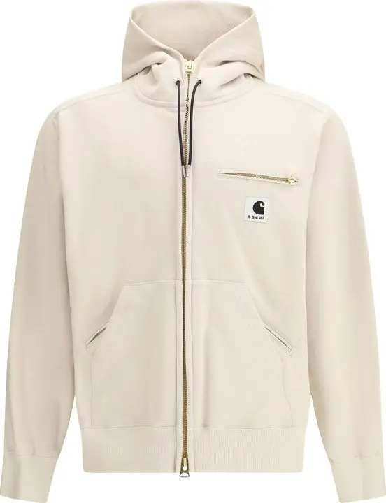 Beige Cotton Sweatshirt