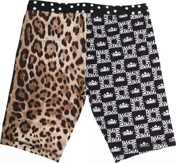Multicolor Patterned Cycling Bike Shorts Underwear